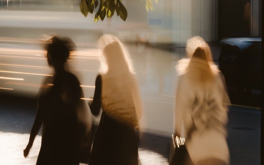 Amsterdam — figures in afternoon light