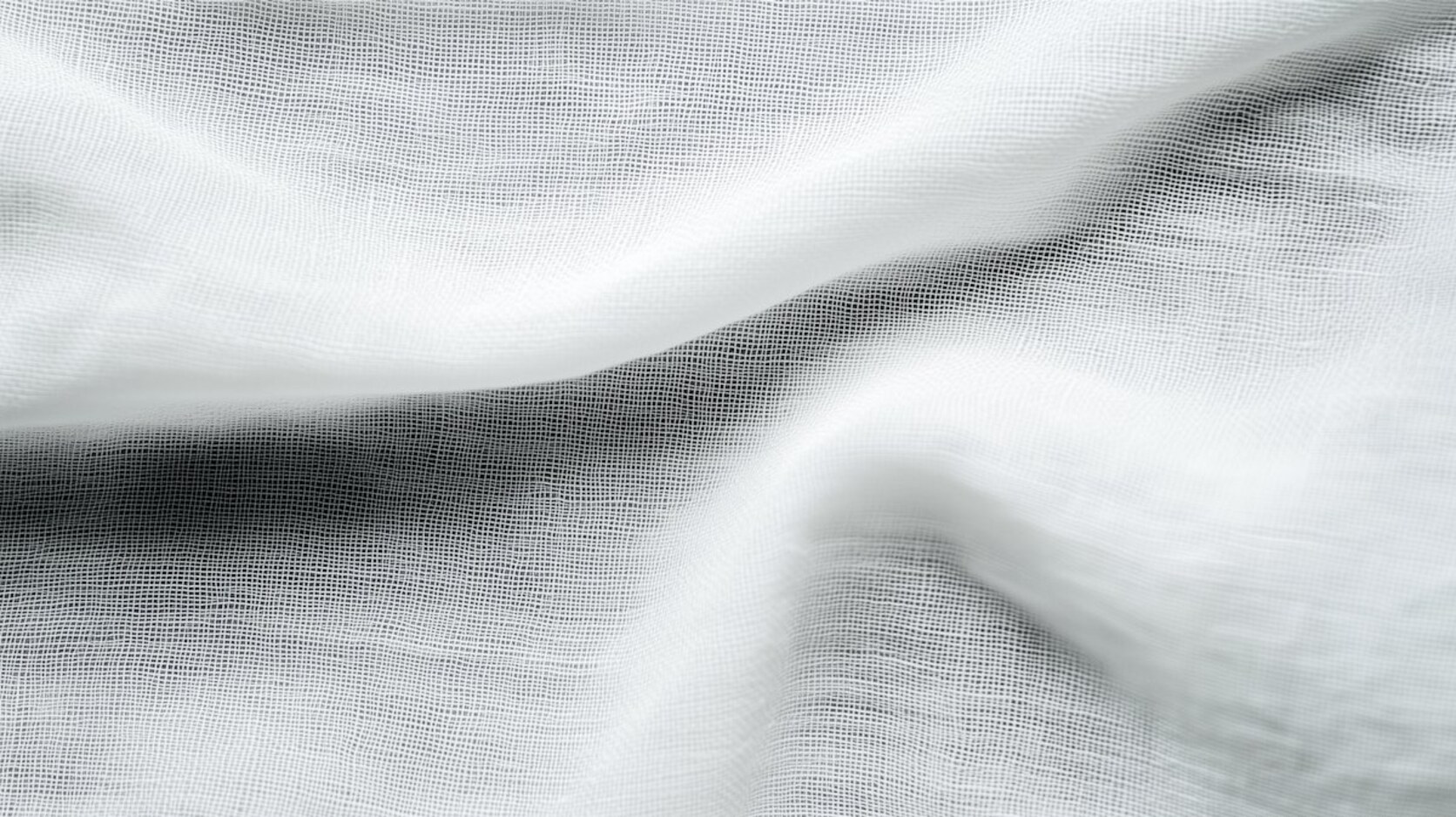 Soft daylight on white fabric